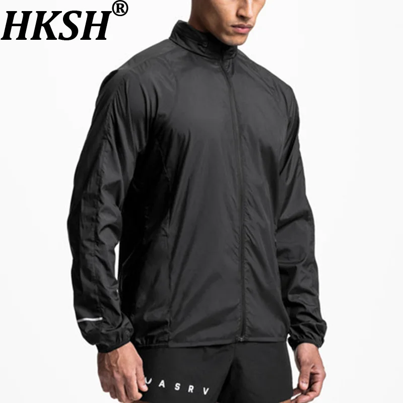 

Мужская толстовка HKSH: Новинка весна-осень, тонкая, в американском стиле, модная, брендовая, с длинным рукавом, универсальная, повседневная, шикарная, спортивная, HK20462