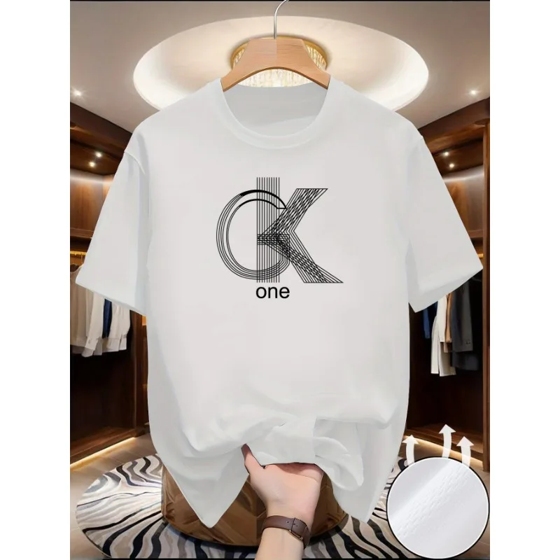 Men's Graphic T-Shirts - Casual Crew Neck, Short Sleeves, Summer Essentials, Fashionable Prints, Comfortable Clothing | Modern C