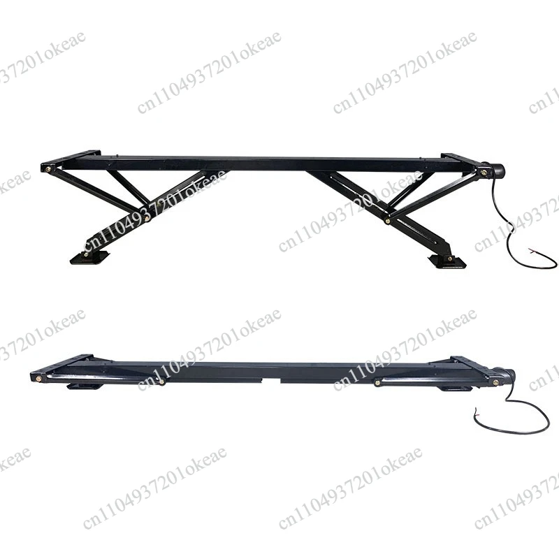 High-Speed RV Power Stabilizer Jack System Black Waterproof Switch Kit Automatic Adjustment Heavy-Gauge Powder Lifting Machine