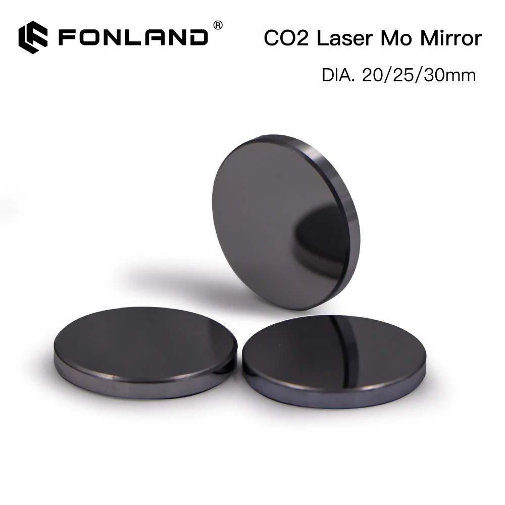 3pcs Laser machine Mo Si Copper Mirror Lenses Diameter 19.05/20/25/30/38.1mm Thickness 3mm for CO2 Cutting Engraving Engraver