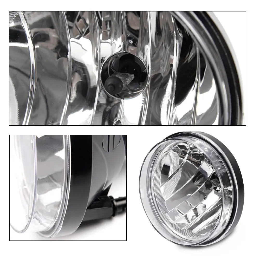 مصابيح الضباب متوافقة مع Gmc Sierra 1500 2007-2013 /Sierra 2500Hd 3500Hd 2007-2014 (Oe Style Clear Lens W/880 12V 37W Bulbs) #4