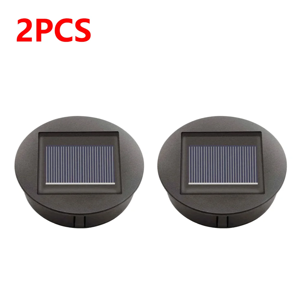 4-1 STKS 8 CM Solar Lampvoet met LED Lamp LED Nachtlampje Basis IP44 Waterdichte Binnenplaats Lichtbasis voor Outdoor Camping Picknick