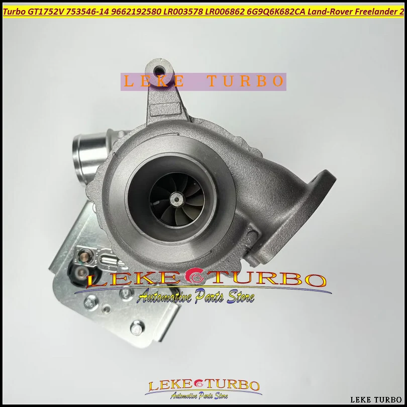 GTB1752VK 753546 753546 -5014S 753546 -9023 753546 -23 LR 006862   LR LR 003578   Turbocompressore 6G9Q6K682CB per Land Rover Freelander DW12B
