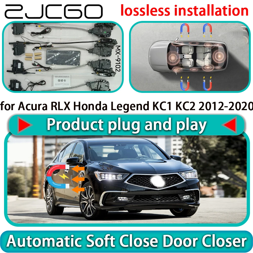 for Acura RLX Honda Legend KC1 KC2 2012-2020 Auto Pull Soft Close Door Kit Power Latch Electric Door Catch Soft Closing Assist