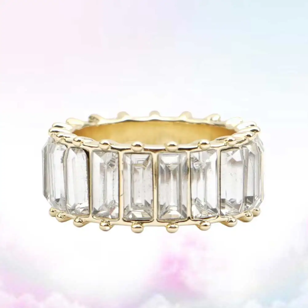 

Diamond Ring Finger Decoration Female Finger Women Female Rings Decoration Crystal Rings Wedding Party Gifts