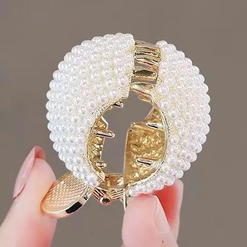 2pc 2023 New Pearl Rhinestone Popular Hair Accessories Luxury Summer Accessories Simple Fashion Korean Decorations for Women