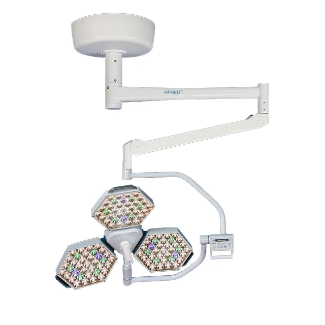 CE Certificate Emergency Room Single Dome Full Suspension Ceiling Floor LED Shadowless Operating Lamp with HD