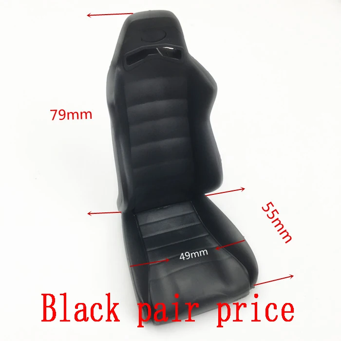DIY modified nylon chair accessories for KYX simulation model car ghost cab seat SCX10 climbing car and other series