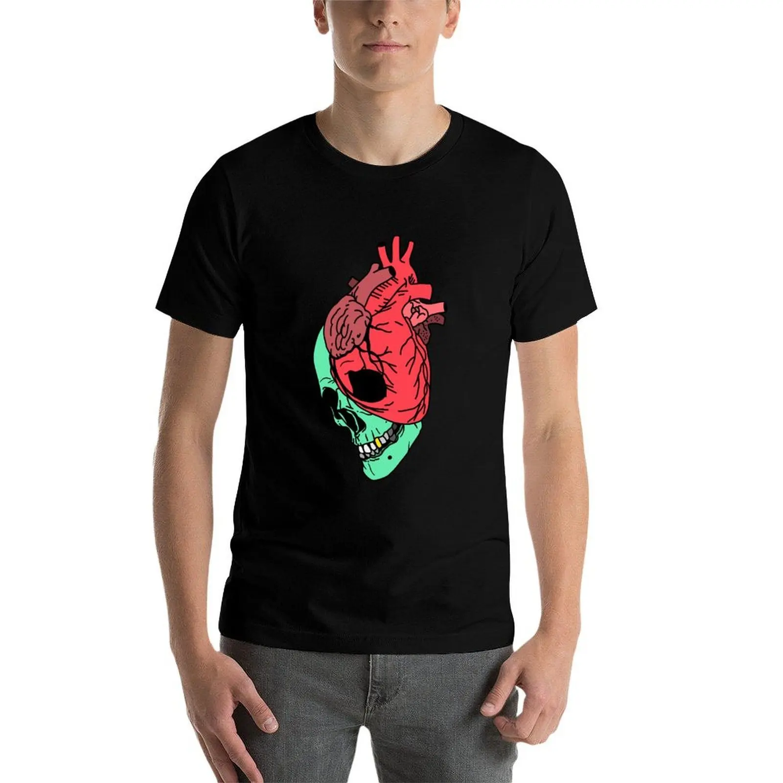 Dood hart T-shirt man t-shirts hoge kwaliteit luxe merk t-shirts designer T-shirt