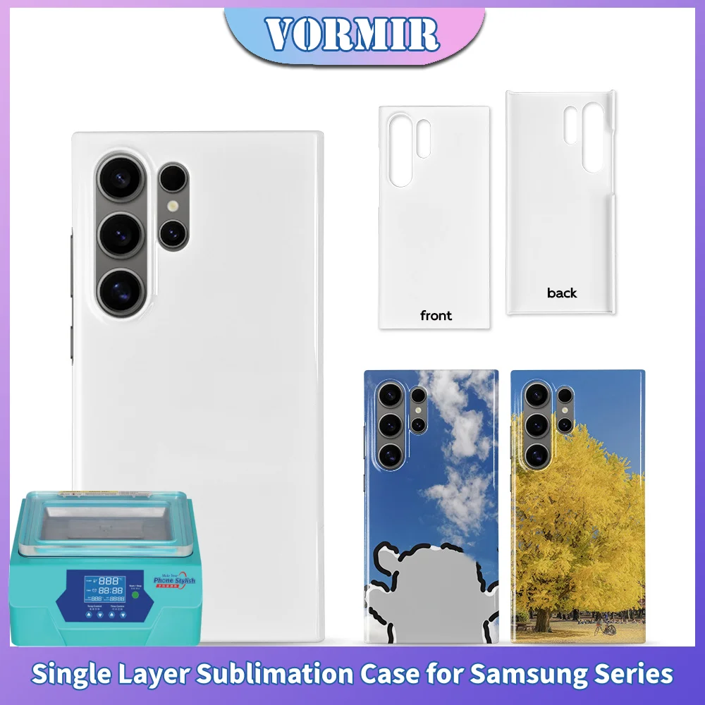 

VORMIR 5pcs 3D Sublimation Phone Case for Samsung S26 S25 S24 S23 S22Ultra Plus FE Thermal Heat Transfer Personalized DIY Cover