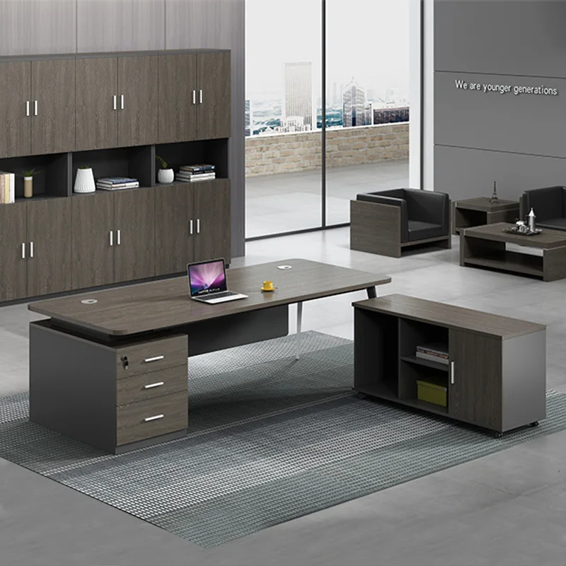 Desk Boss Table Simple Modern Computer Desk And Chair Combination Office Manager