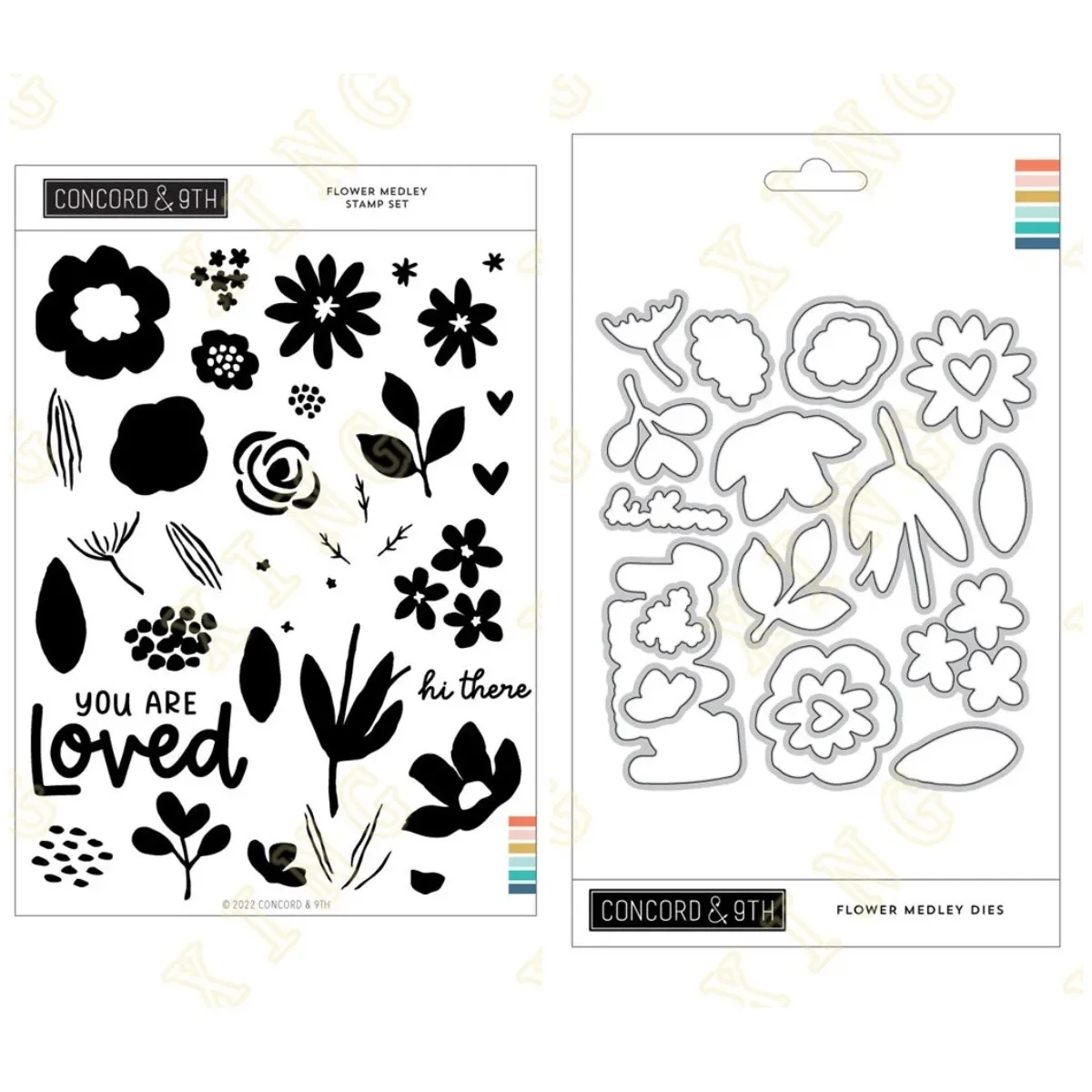 

Newest Flower Medley Metal Cutting Dies Stamps Scrapbook Diary Decoration Embossing Cut Dies Template DIY Greeting Card Handmade