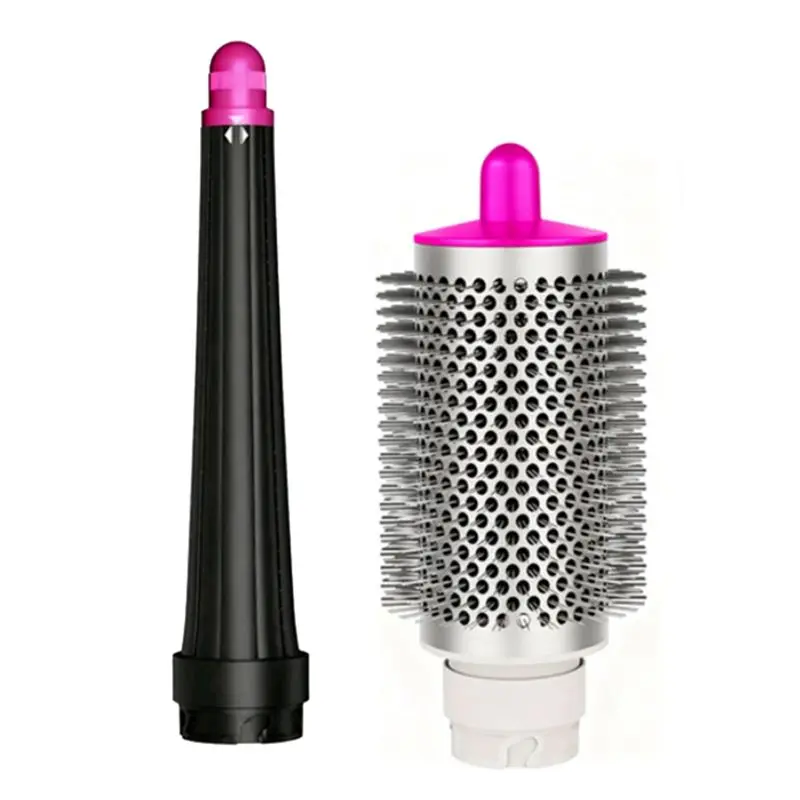 

A04V Long Curling Iron Conical Barrels Large Round Brush Attachment For Shark Flexstyle Auto-Wrap Curling Iron Textured Waves B