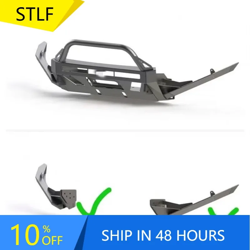 Zuimi High-end Gobison gran oferta accesorios de coche parachoques delantero con dos lados ambos lados para 4Runner 2014 + parachoques