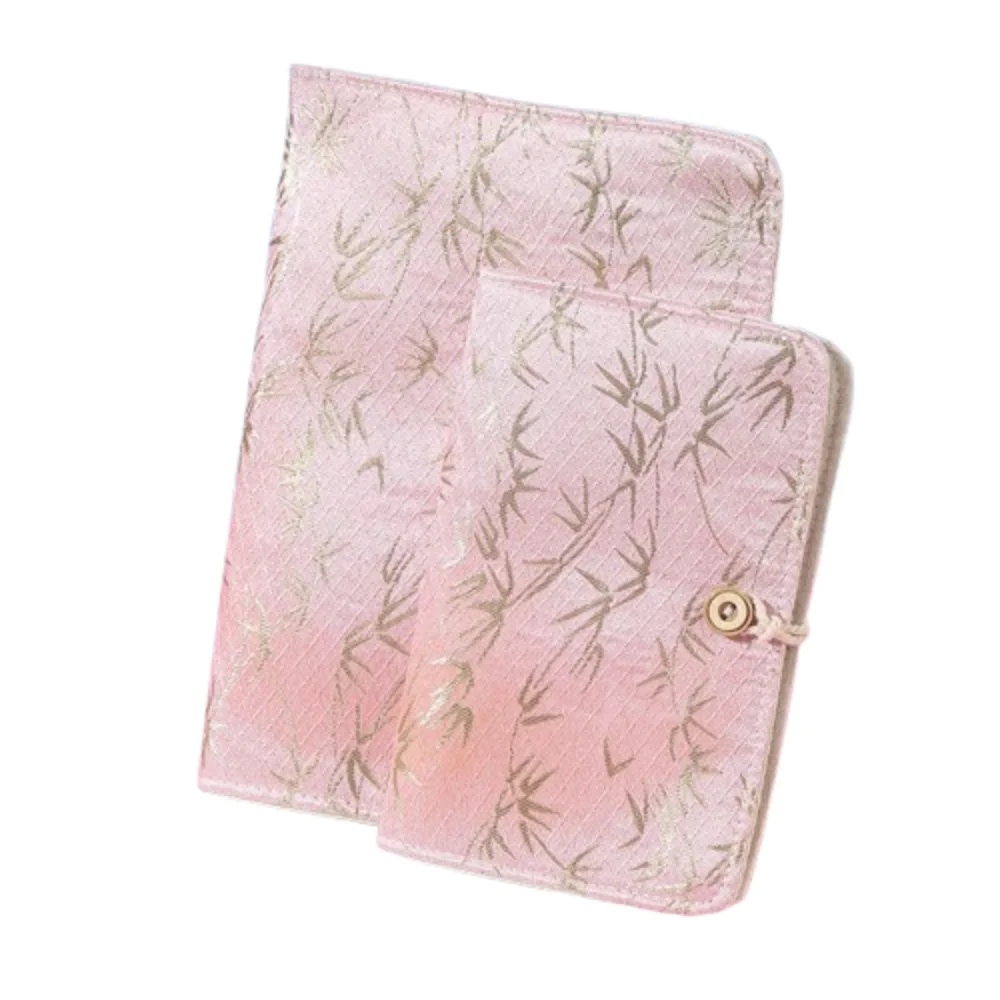 Gift A5/A6 Loose-leaf Book Cover Creative Embroidered Mini Budget Binder Cover INS To Do List Notebook Cover School Supplies