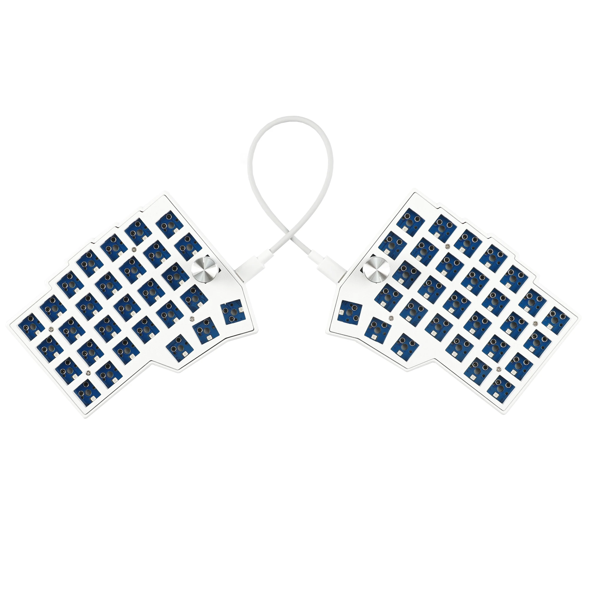 

Ручки BORNE Corne 4 × 6 раскладок 58 клавиш Эргономичная проводная с возможностью горячей замены Сплит MX Механическая клавиатура Южная RGB QMK VIAL Программируемая