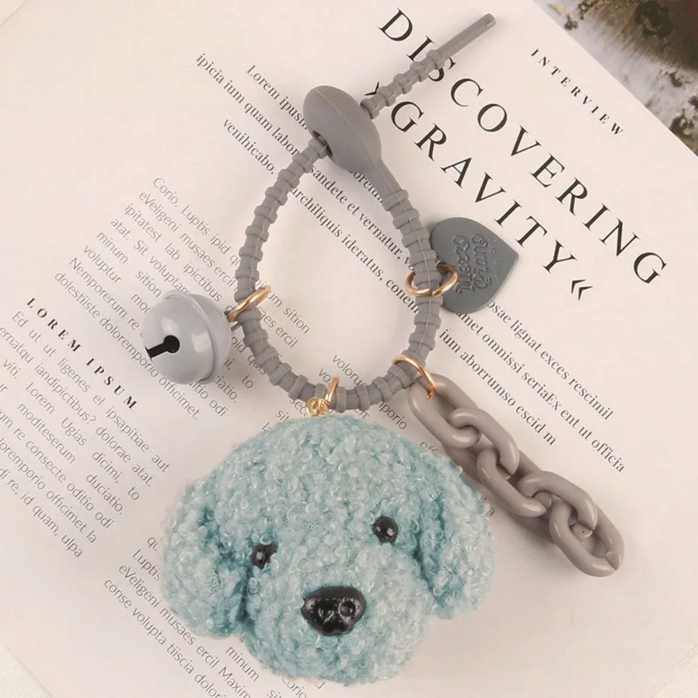 Kawaii Dog Peluche Amanti degli animali Portachiavi fai da te Ciondolo di alta qualità Coppie Portachiavi abbinato Portachiavi per auto