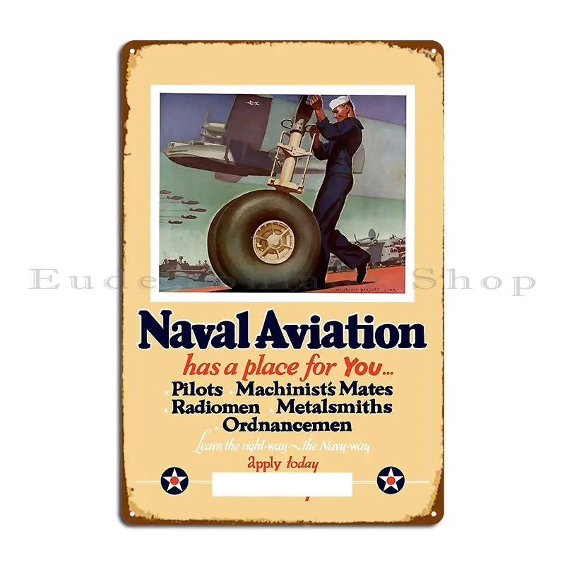 Военная авиация имеет место для вас, металлический постер таблички времен Второй мировой войны вечерние настроить создание дизайна создание жестяных знаков