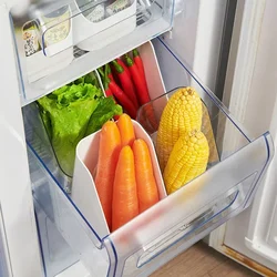 Contenedor de almacenamiento de alimentos para refrigerador, caja organizadora de artículos diversos, organizador de dormitorio y sala de estar