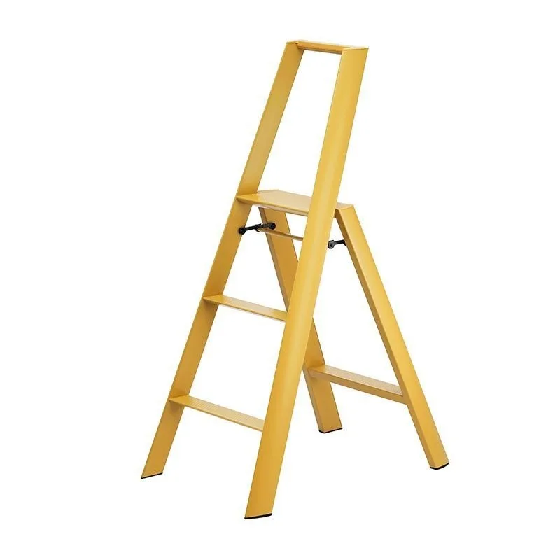 

Double armrest ladder Three-layer household Multifunctional folding stool Long ladder chair