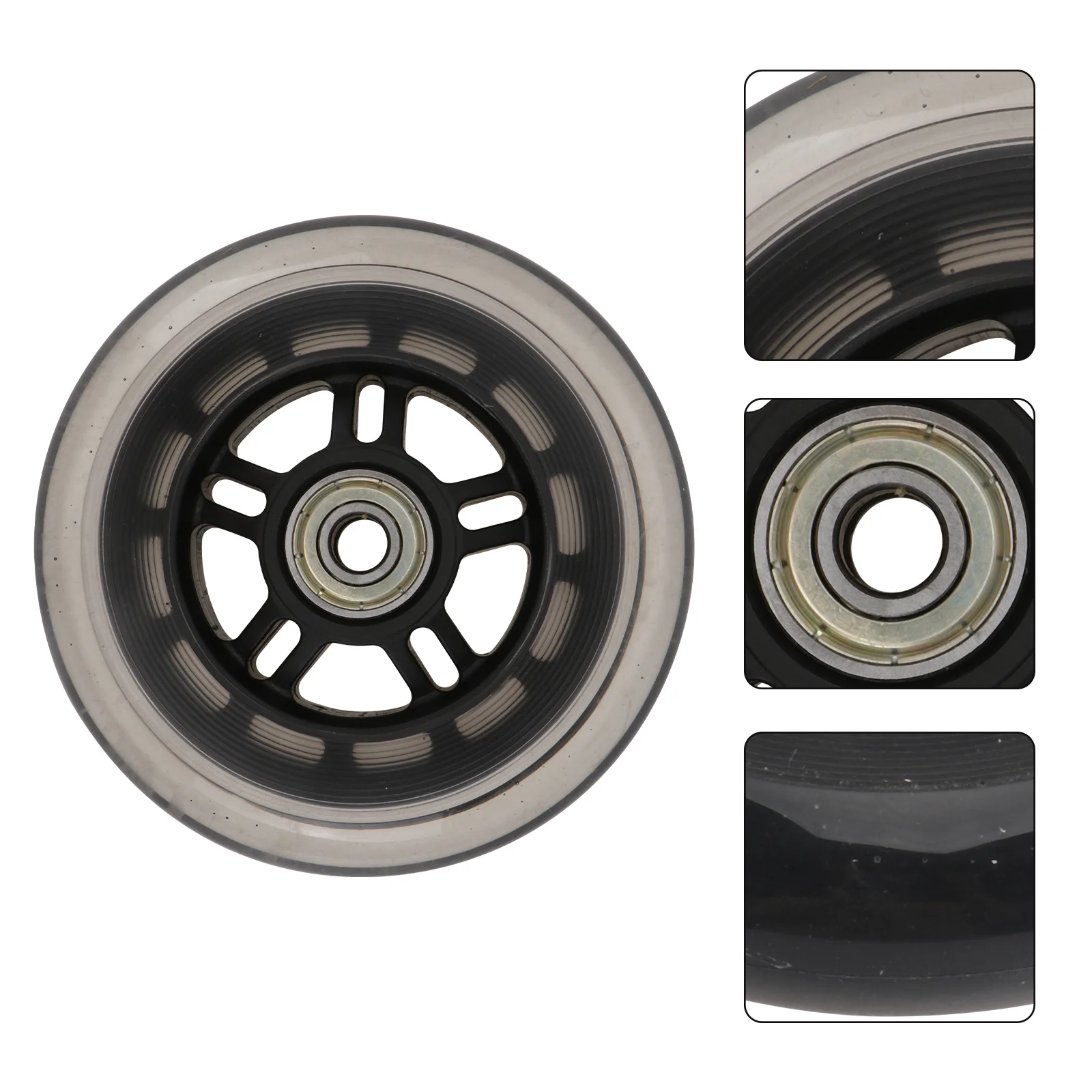 

Pro Bearing Equipped 100mm Scooter Wheels Durable Mute Replacement for Kids Luggage and Suitcase Wheel Upgrade Option