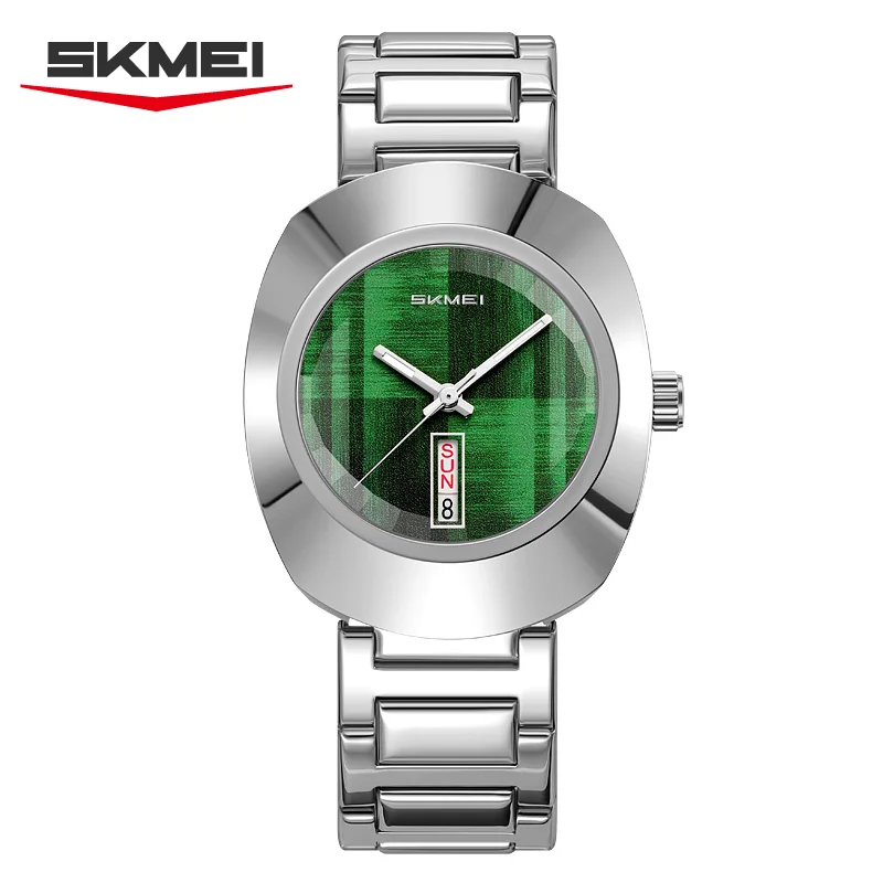 SKMEI 9410 New Retro Design Premium Dial Men's Quartz Watch Waterproof Weekly Calendar Business Luxury Men's Watch