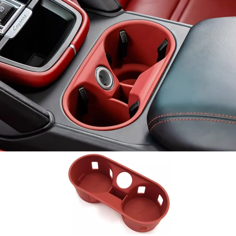 Car Coasters Coaster Storage Mats For Porsche Cayenne 2018 2019 2020 2021 2022 2023 Auto Accessories