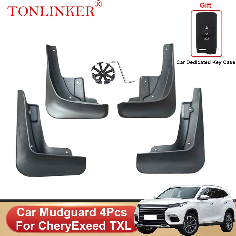 

TONLINKER Car Mudguard For CheryExeed Exeed TXL 2020 2021 2022 Mudguards Mud Flaps Fender Splash Guards Mudflaps Accessories