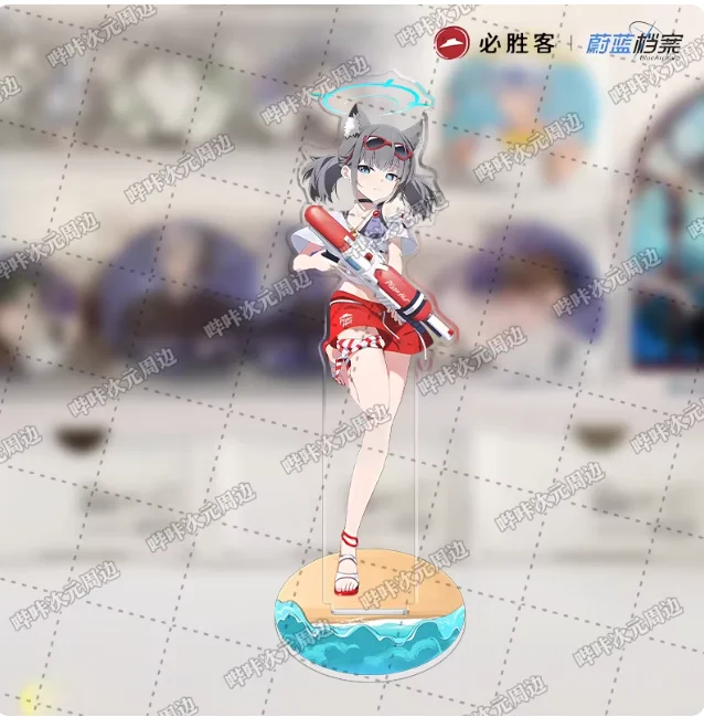 Anime Blue Archive Kosaka Wakamo Sunaōkami Shiroko Acrylic Stand Figure Model Plate Cosplay Collection Desktop Decor Gifts BKCY