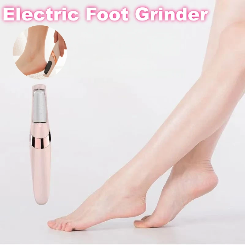 Rechargeable Electric Callus Remover, Foot File for Dry Coarse Skin Removal on Heels, with 2 Sanding Heads for Women & Men