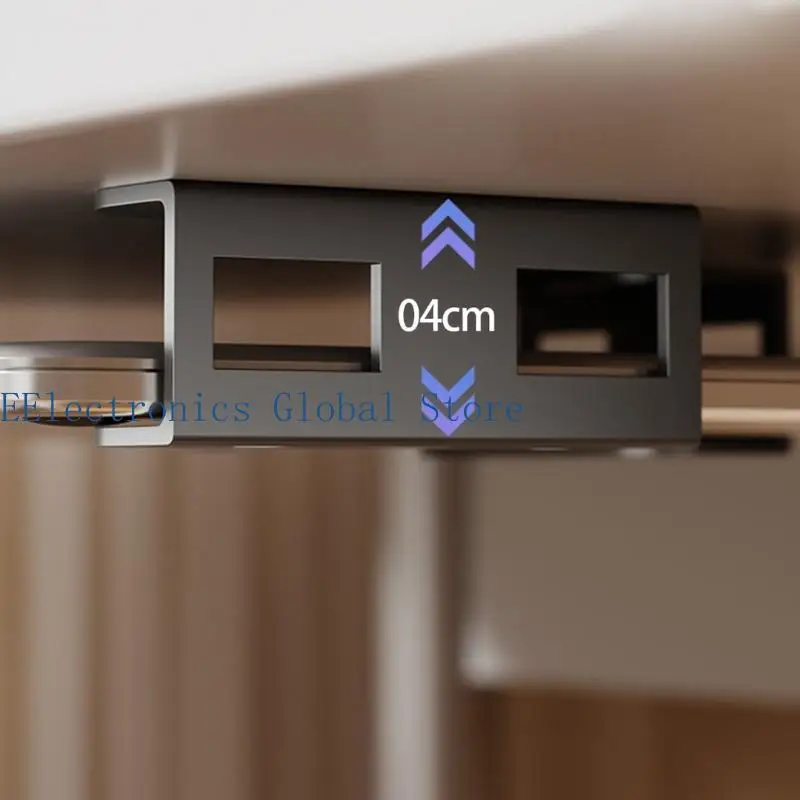 حامل الكمبيوتر المحمول 462B أسفل المكتب، من الفولاذ الكربوني، توافق واسع، أجهزة 11-17 بوصة، سهلة التجميع، دعم مريح #4