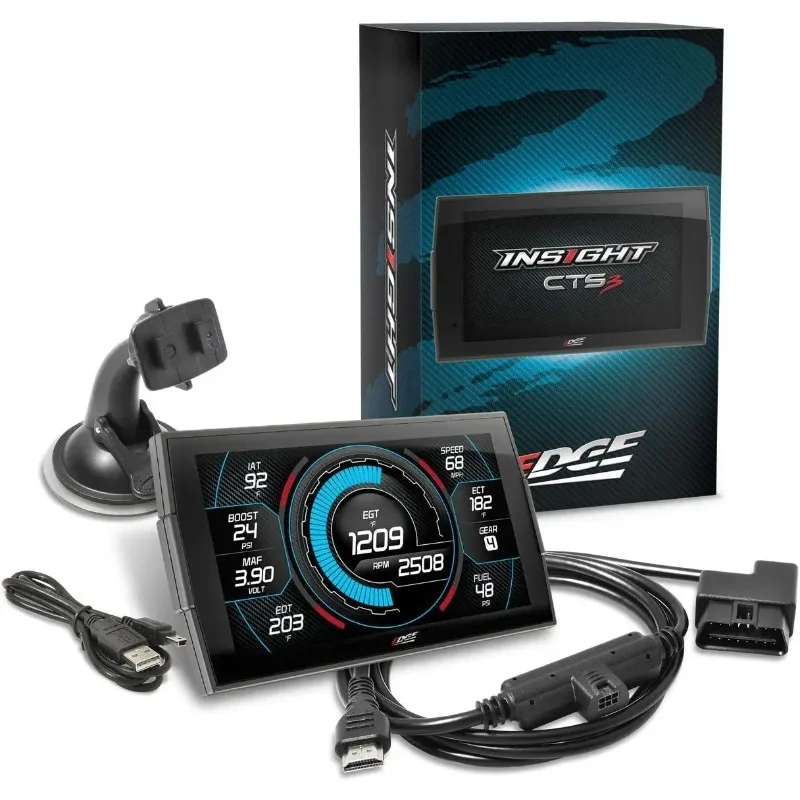 مقياس رقمي Edge Insight CTS3، متوافق مع مركبات Obd II لعام 1996 وما فوق. 84130 3