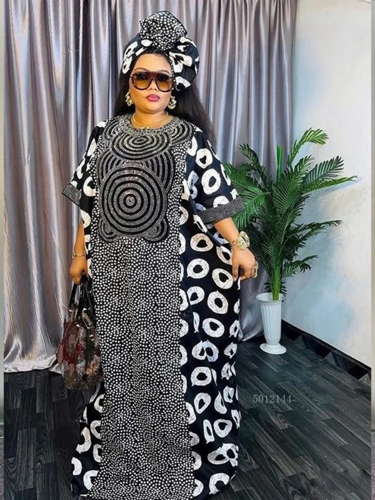 2025 new arrivals loose women/lady summer maxi dress long print short sleeve abayas african style