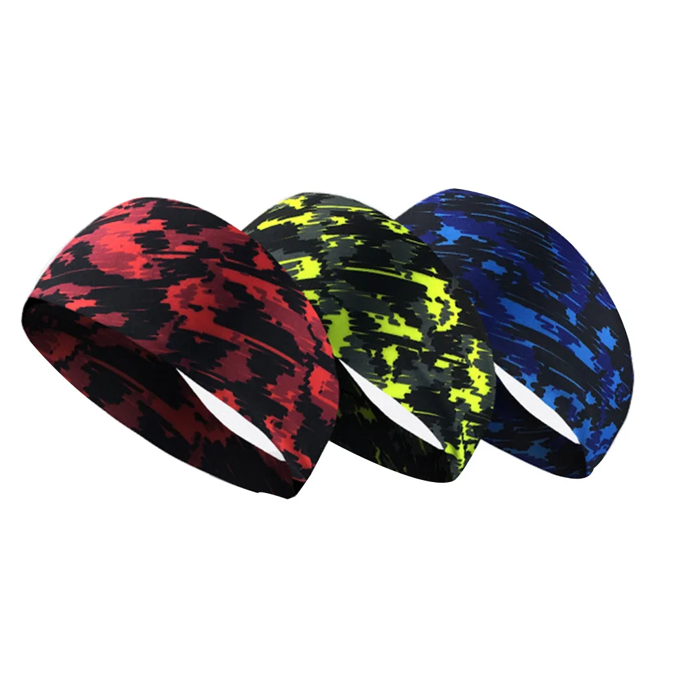 

3Pcs Fashion Elastic Headband for Sports Sweat-Wicking Hair Band One Size Fits All Perfect for Yoga Gym Running and Daily Wear