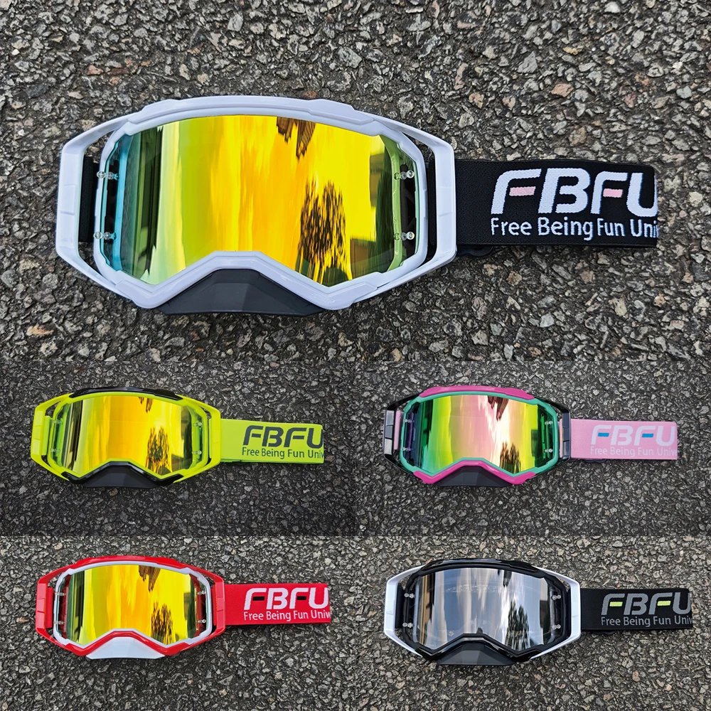 

FBFU 2025 New All Day Riding Glasses Windbreak, Ventilate, Anti-Glare Protection for Ski, Snowboard, Snowmobile Mountain Sports