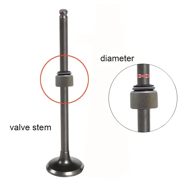 10/6/2 قطعة صمام الجذعية النفط الأختام لهوندا CG125 CG150 ياماها YP250 GS 150cc 125cc CG CB JH70 GY6 50 125 ZY125 سكوتر MOPED #3