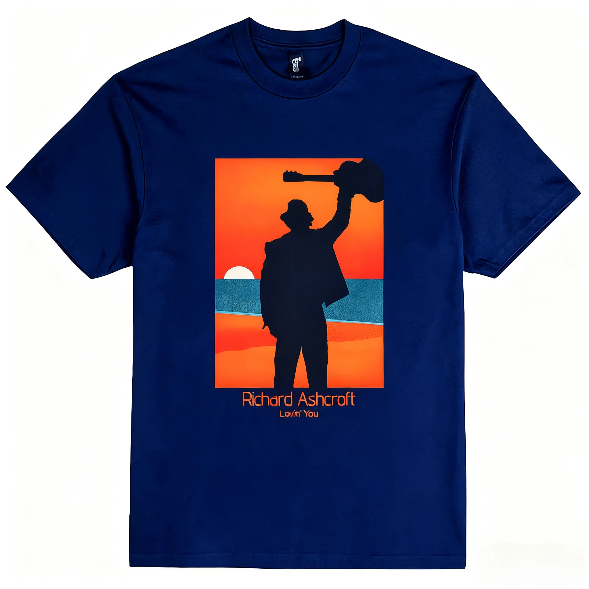 ريتشارد أشكروفت لوفين يو إطار تي شيرت قطن تي شيرتات قصيرة الاكمام الهيب هوب الرجال والنساء الشارع الشهير تنفس يا طوق بلايز #2