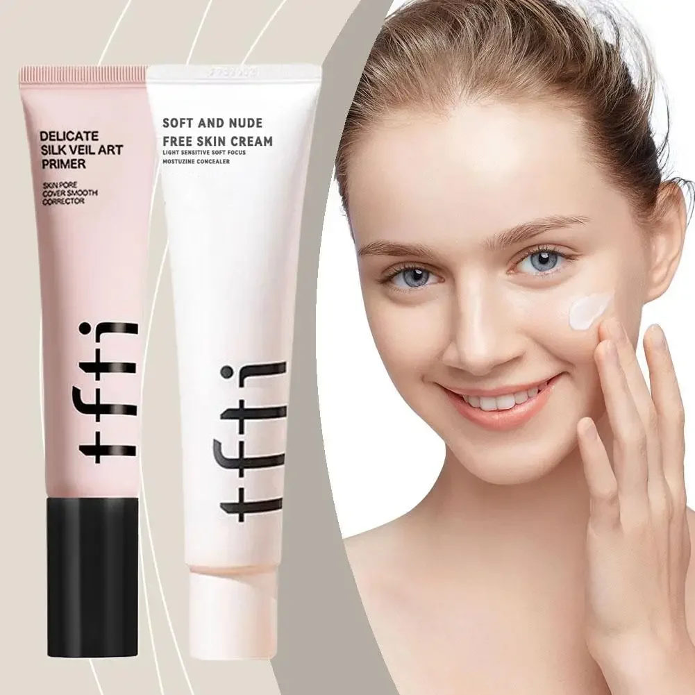 TFIT Korea Invisible Pore Concealer – Oil-Free Matte Foundation Cream, Brightening & Correcting Makeup Base