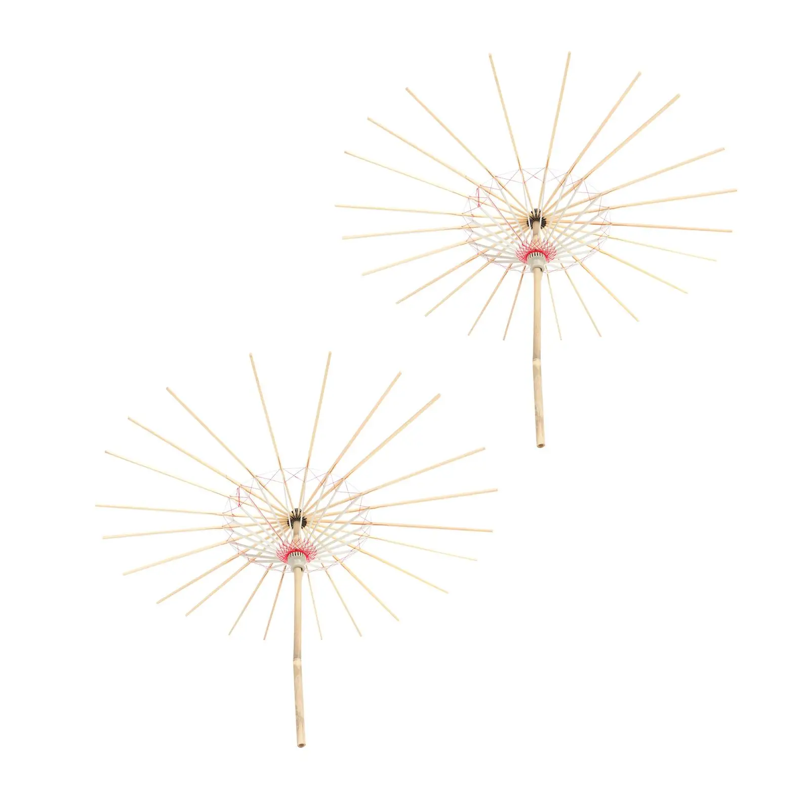 Soporte de paraguas de papel al óleo, soporte de bambú hecho a mano, soporte decorativo de 70mm de diámetro para accesorios de fotografía de boda, decoración del hogar, 2 uds.