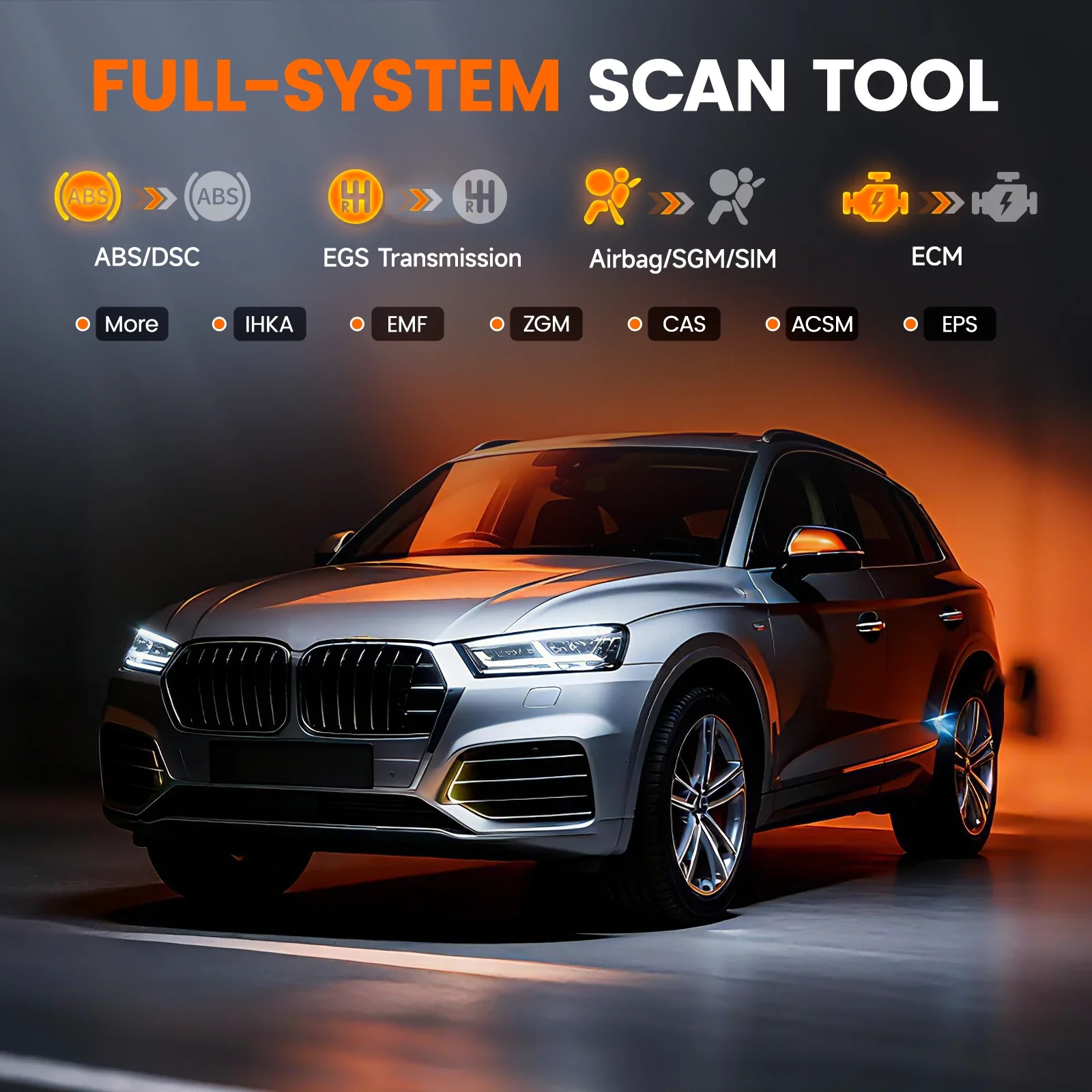 Code Reader for BMW MINI All System ABS EPB SAS Airbag Oil CAS Reset Engine OBD2 Scanner ANCEL BM700 Pro Car Diagnostic Tool