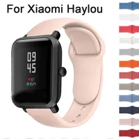 20mm 22mm Silicone Strap For Haylou RS4 Plus RT2 LS10/LS02/RT/LS05s/RS3 Smart Watch Band Sport Belts For Haylou GST RT2 Correa