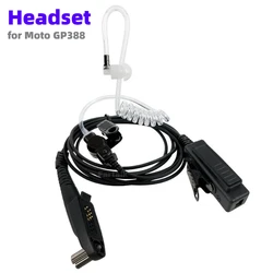 Air Tube Earphone PTT Mic Microphone Headset For Motorola HT750 HT1250 PR860 PRO5150 GP328 GP338 GP340 GP360 GP380 Two Way Radio