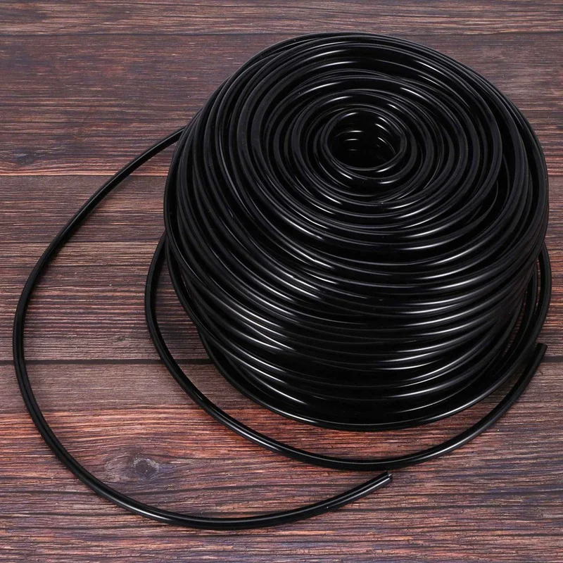 200Ft 1/4 Inch Blank Distribution Tubing Drip Irrigation Hose Garden Watering Tube Line