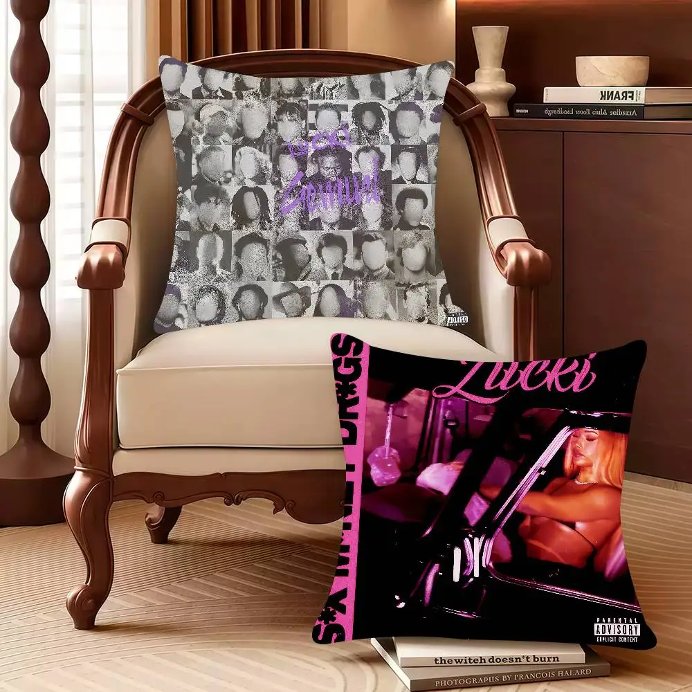 

Rapper L-LUCKI GEMINI Pillow Case Decor Protective Covers Comfortable soft for Sofa Living Room Home office