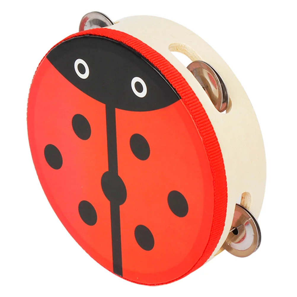 

Creative Hand Drum Educational Percussion Instrument Bell Tambourine Shaker Rattle Durable Music Instrument For