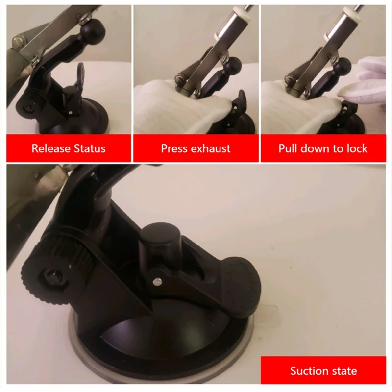 

-FQYL Reciprocating Telescopic Motor 39Mm Stroke Linear Actuator 12V Reciprocating Mechanism Connector 60Mm Suctioncup US Plug