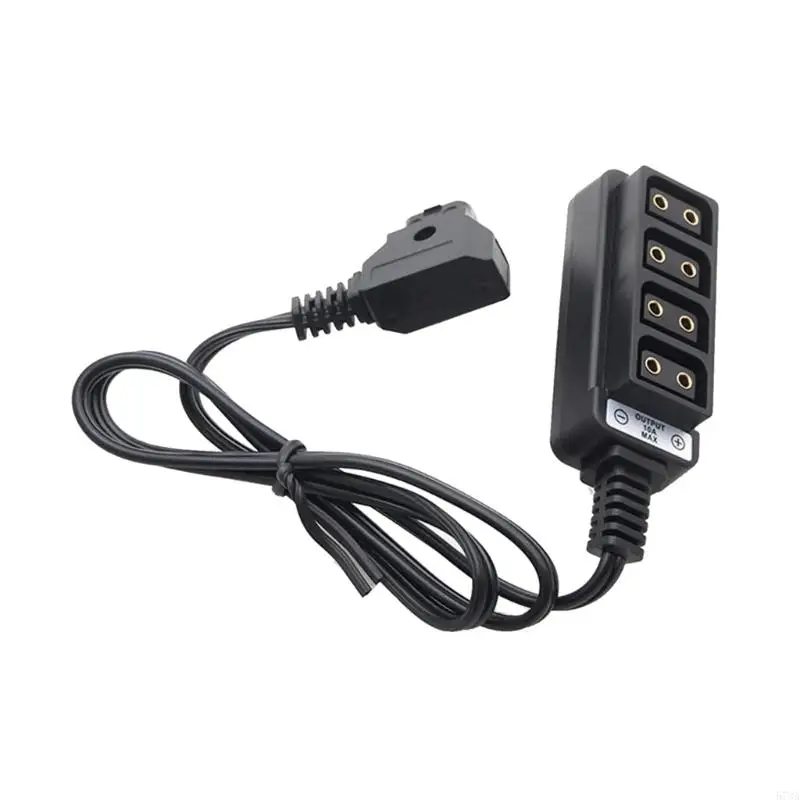 573a d-tap mannelijke plug op één punt vier vrouwelijke distributeur batterij conversie kabel d-tap mannelijk tot 4 poort