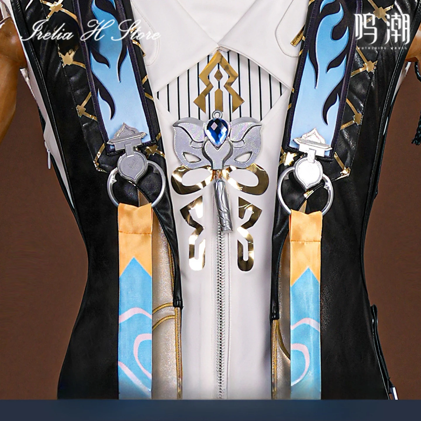 Irelia H Wuthering Waves Buling Kostum Cosplay Gaun Buling Permainan Kostum Halloween Wanita