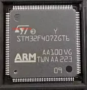 50 unids/lote stm32f407zgt6 stm32f407zg stm32f407 qfp144 auf Lager