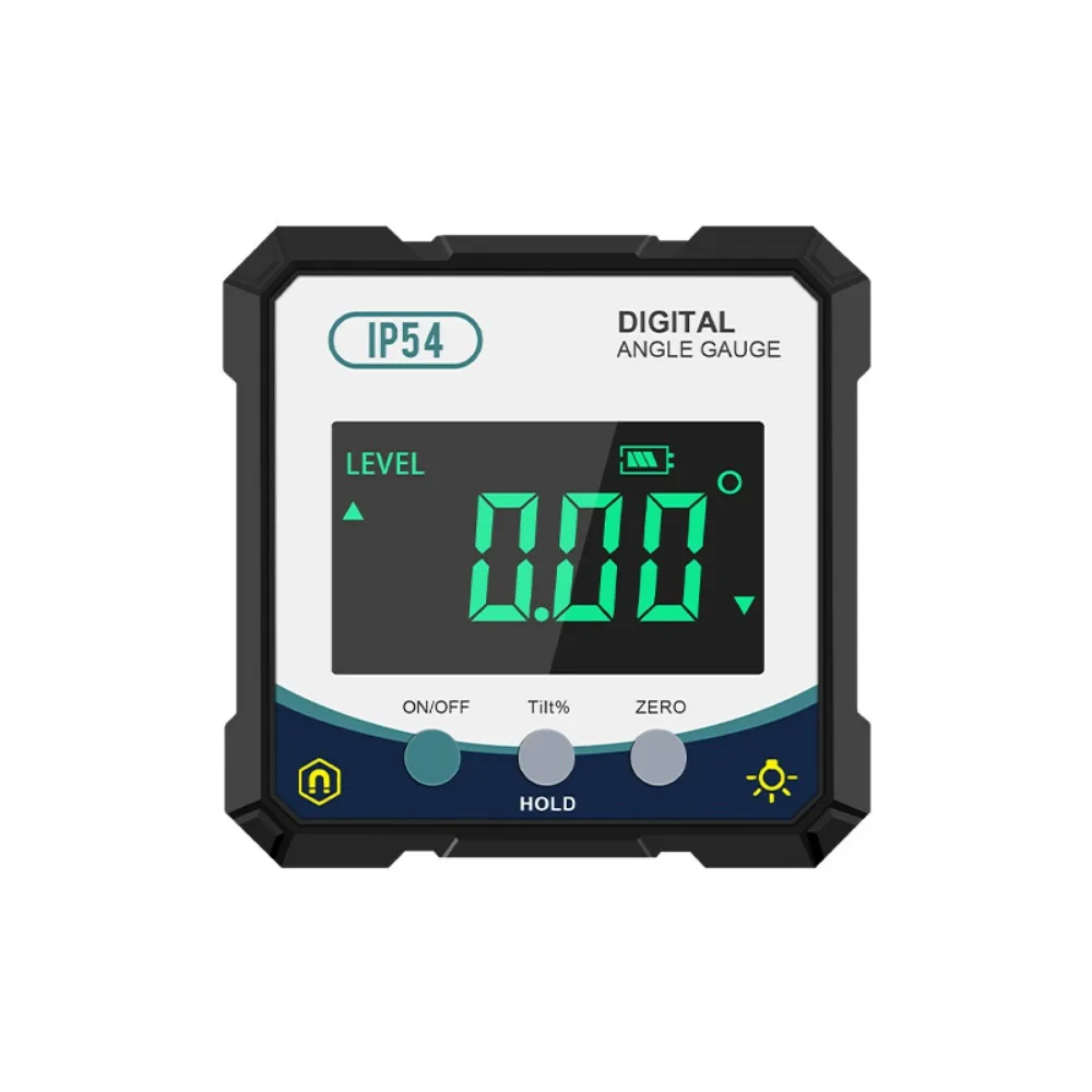

Digital Display Level Angle Gauge With Magnetic Base Waterproof Electronic Angle Protractor IP54 High-precision Angle Finder